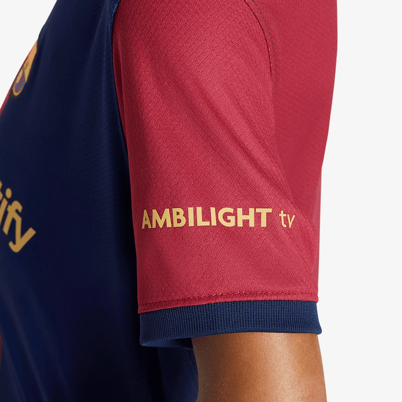 Nike FC Barcelona 24/25 Kleine Kinder Dri-FIT Stadium Heimkit