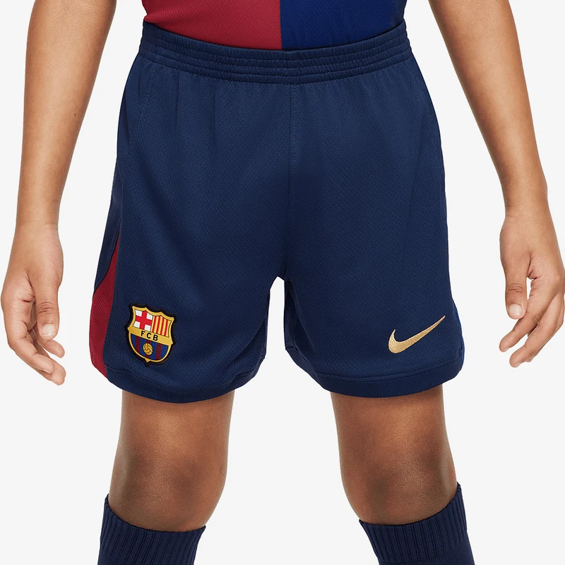 Nike FC Barcelona 24/25 Kleine Kinder Dri-FIT Stadium Heimkit