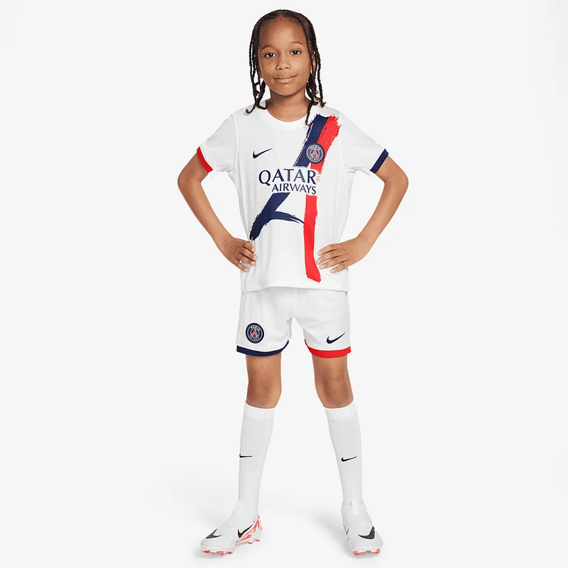 Nike Paris Saint-Germain 24/25 Kleine Kinder Dri-FIT Stadium Auswärtsset