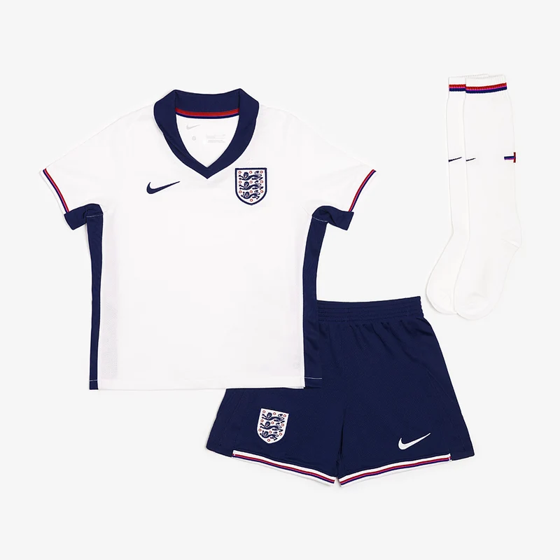 Nike England 2024 Kleine Kinder Dri-FIT Stadium Heimset