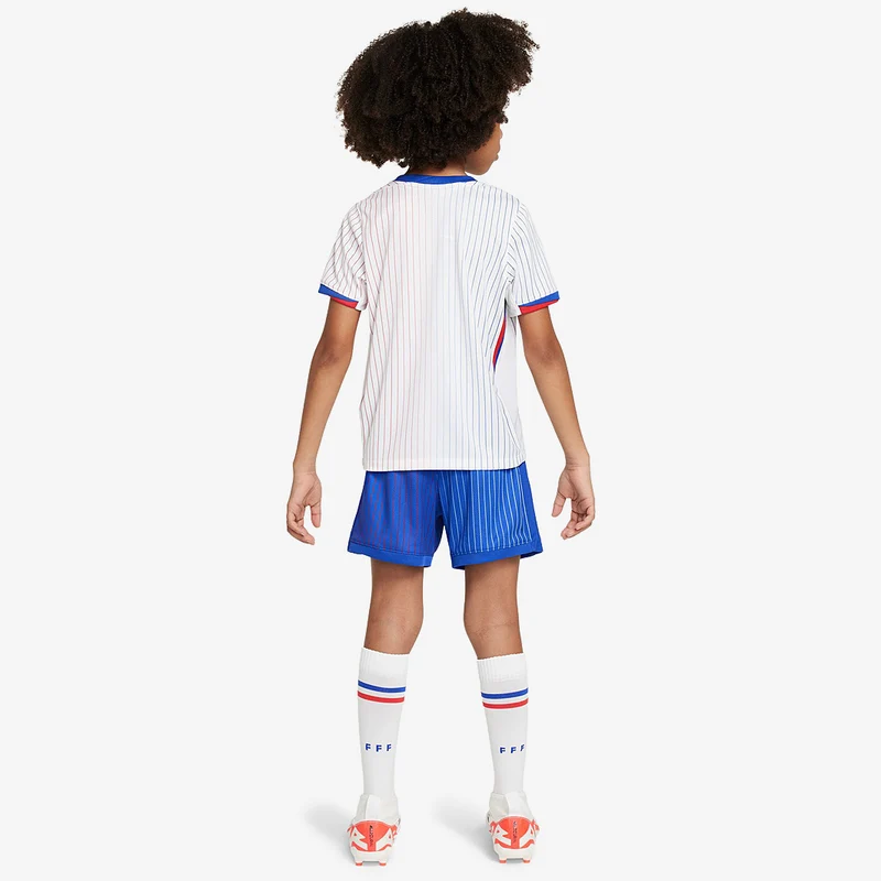 Nike Frankreich 2024 Kleine Kinder Dri-FIT Stadium Auswärtsset