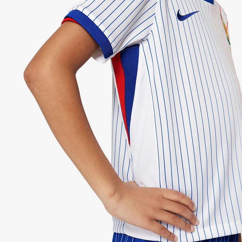 Nike Frankreich 2024 Kleine Kinder Dri-FIT Stadium Auswärtsset