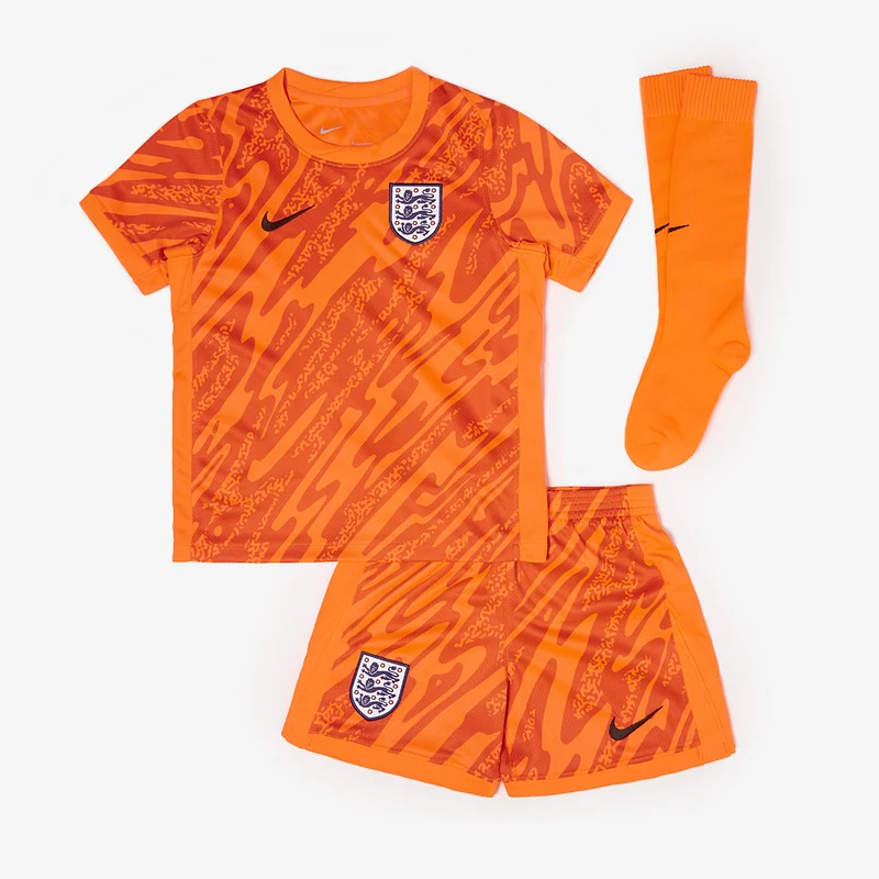 Nike England 2024 Kleine Kinder Dri-FIT Stadium Torwartset