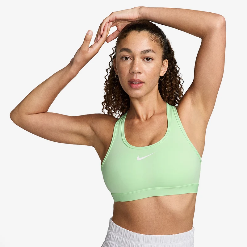 Nike Damen Swoosh Padded Medium Support Sport BH