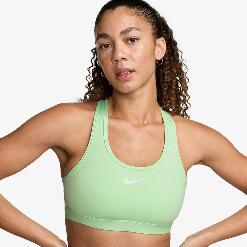 Nike Damen Swoosh Padded Medium Support Sport BH