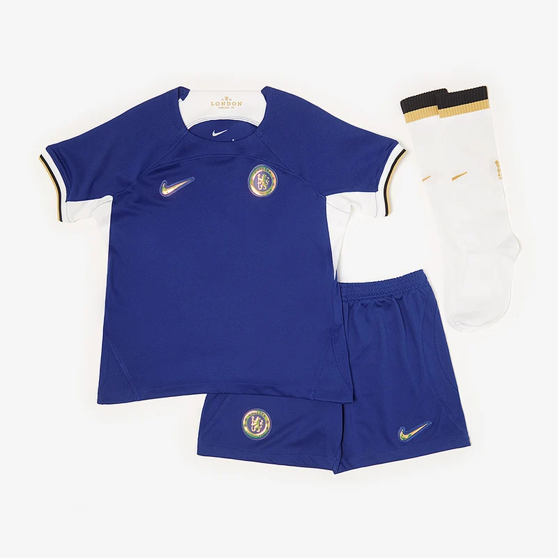 Nike Kleine Kinder FC Chelsea 23/24 Dri-Fit Heimset