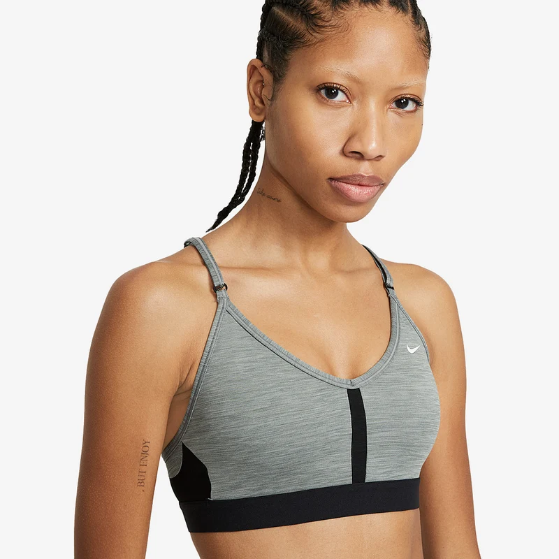 Nike Womens Light-Support Padded V-Neck Sports Bra