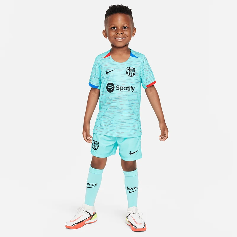 Nike Kleine Kinder FC Barcelona 23/24 Dri-Fit Ausweichset