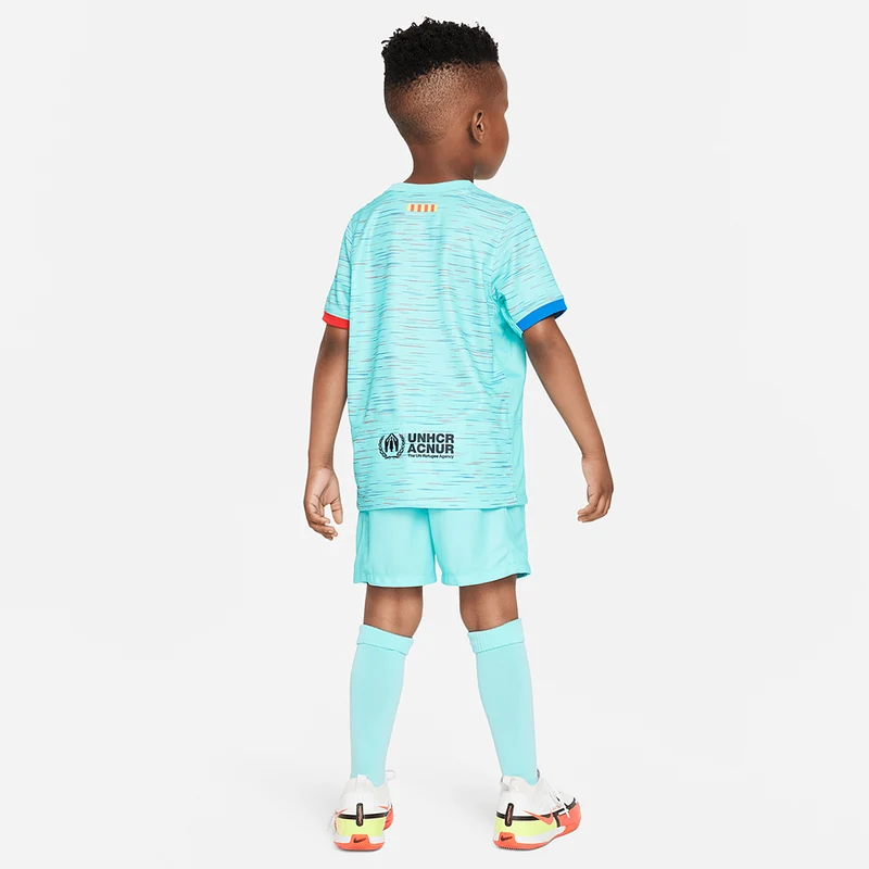 Nike Kleine Kinder FC Barcelona 23/24 Dri-Fit Ausweichset