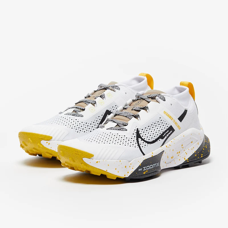Nike ZoomX Zegama - White/Black-Vivid Sulfur