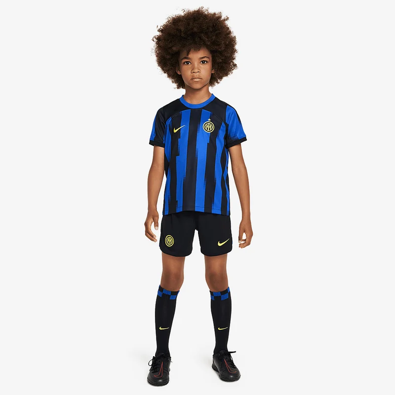 Nike Kleine Kinder Inter Mailand 23/24 Dri-Fit Heimset