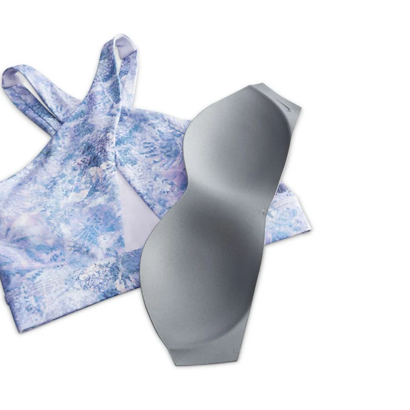 Nike Damen Swoosh Wrap Einteiliger Sport-BH mit mittlerer Unterstützung