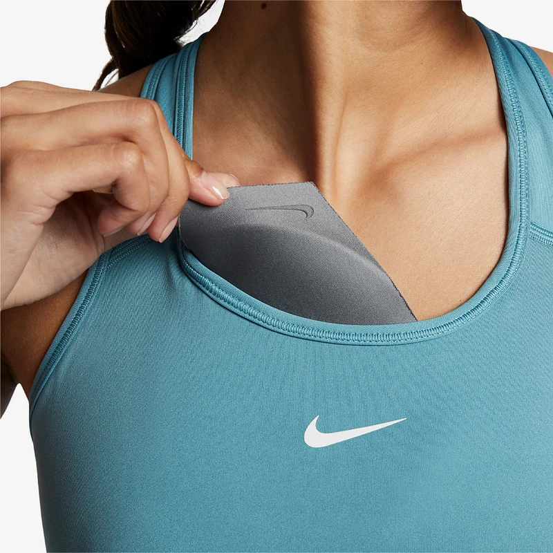 Nike Damen Swoosh Mittlerer Halt 1-Piece Pad Sport BH