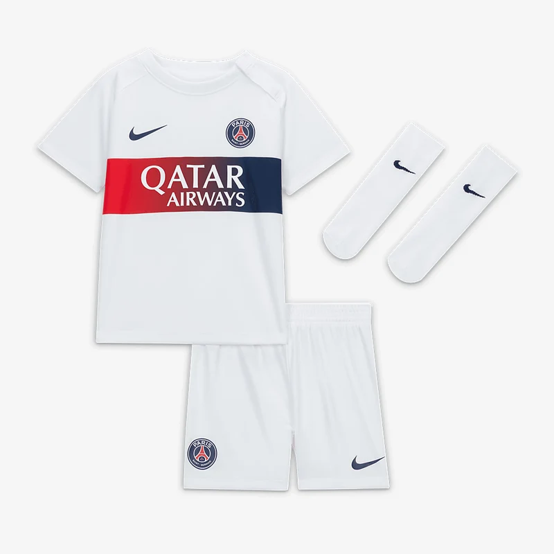 Nike Babys Paris Saint-Germain 23/24 Dri-Fit Auswärtsset