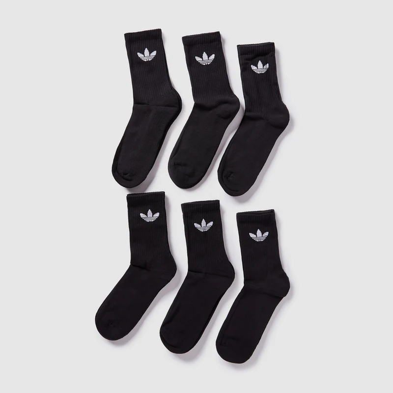adidas Originals Trefoil Cushioned Crew Socks (6 Pairs)
