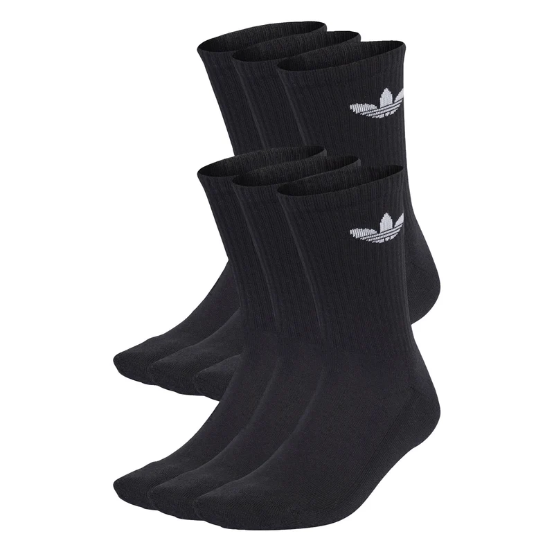 adidas Originals Trefoil Cushioned Crew Socks (6 Pairs)