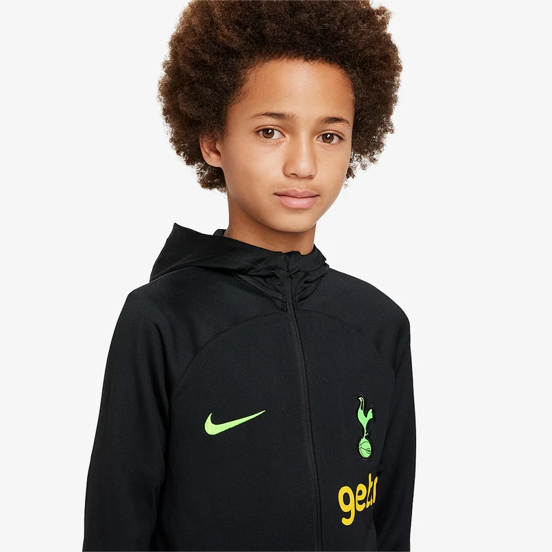 Nike Tottenham Hotspur 22/23 Kinder Dri-Fit Strike Warm Up Trainingsanzug - Schwarz/