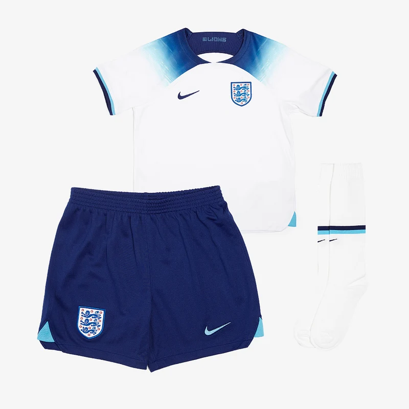 Nike England Kleine Kinder 22/23 Dri-Fit Heimset