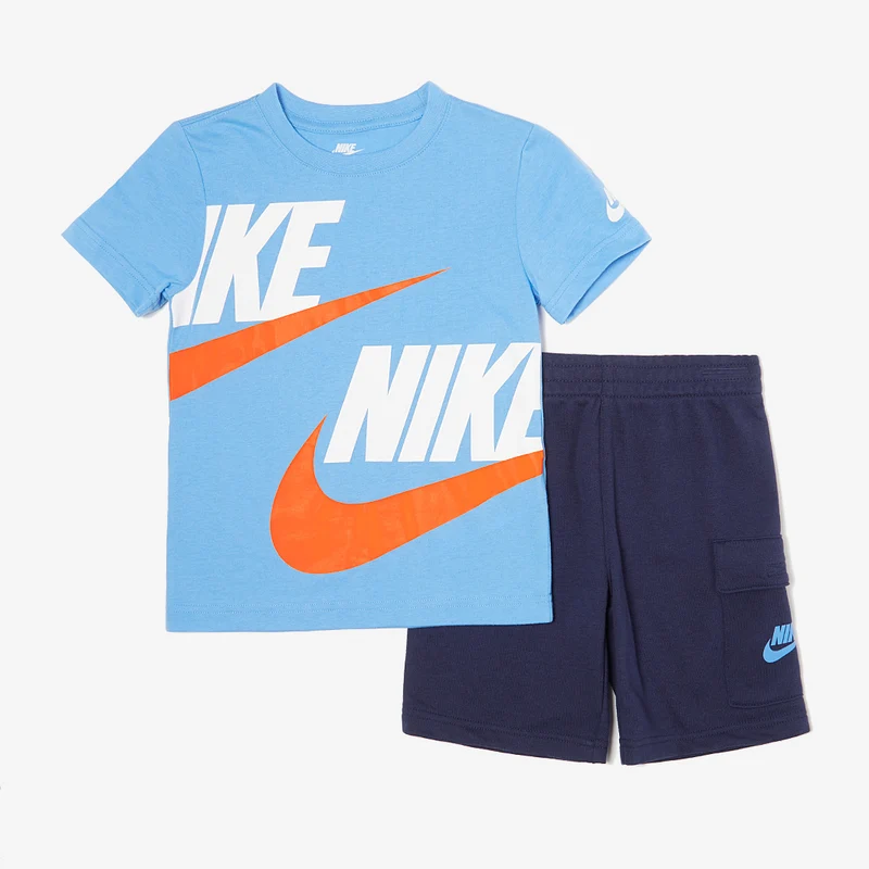 Nike Kleine Kinder HBR Cargo Short Set (2-7 Jahre)