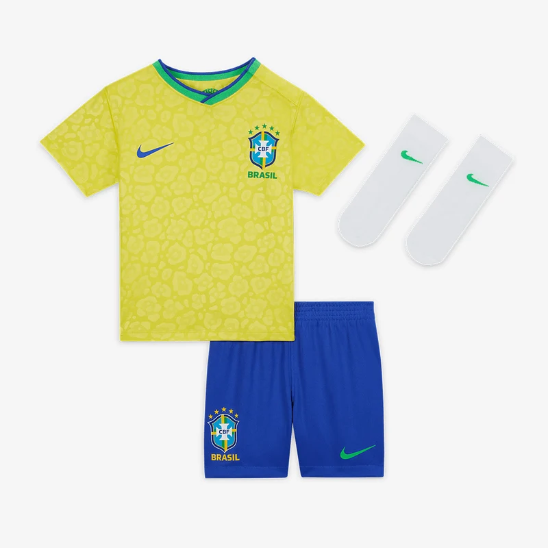 Nike Brasilien Babys 22/23 Nike Dri-Fit Heimset