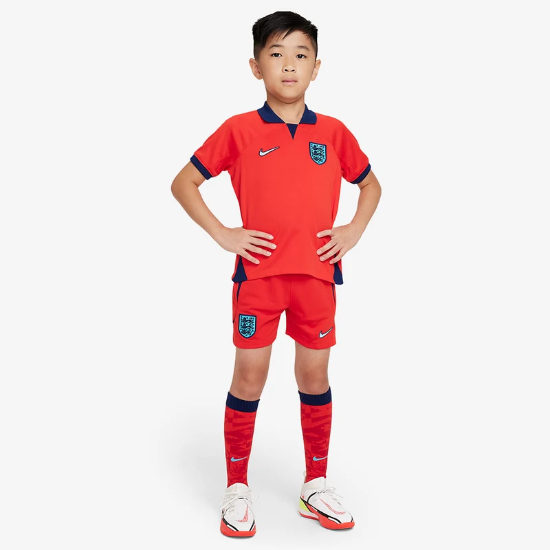 Nike England Kinder 22/23 Nike Dri-Fit Auswärtsset