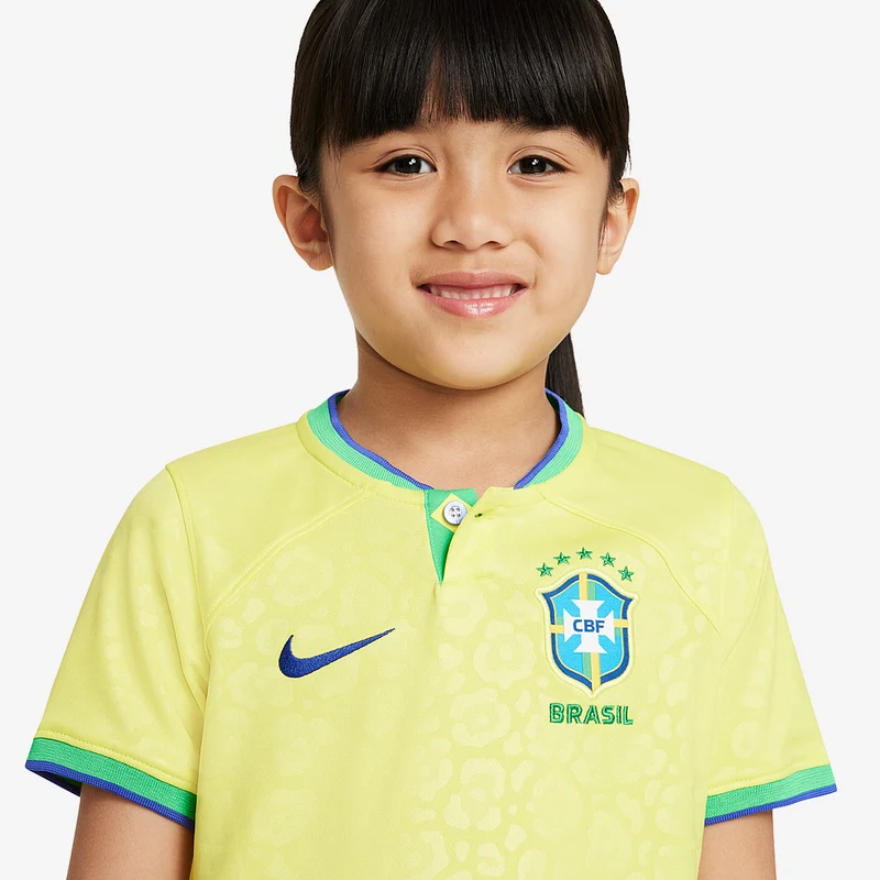 Nike Brasilien Kleine Kinder 22/23 Dri-Fit Heimset