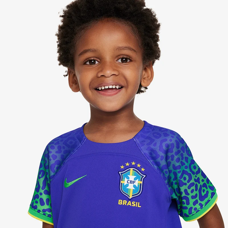 Nike Brasilien Kleine Kinder 22/23 Auswärtsset