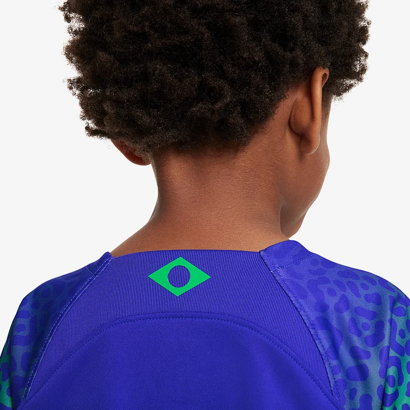 Nike Brasilien Kleine Kinder 22/23 Auswärtsset
