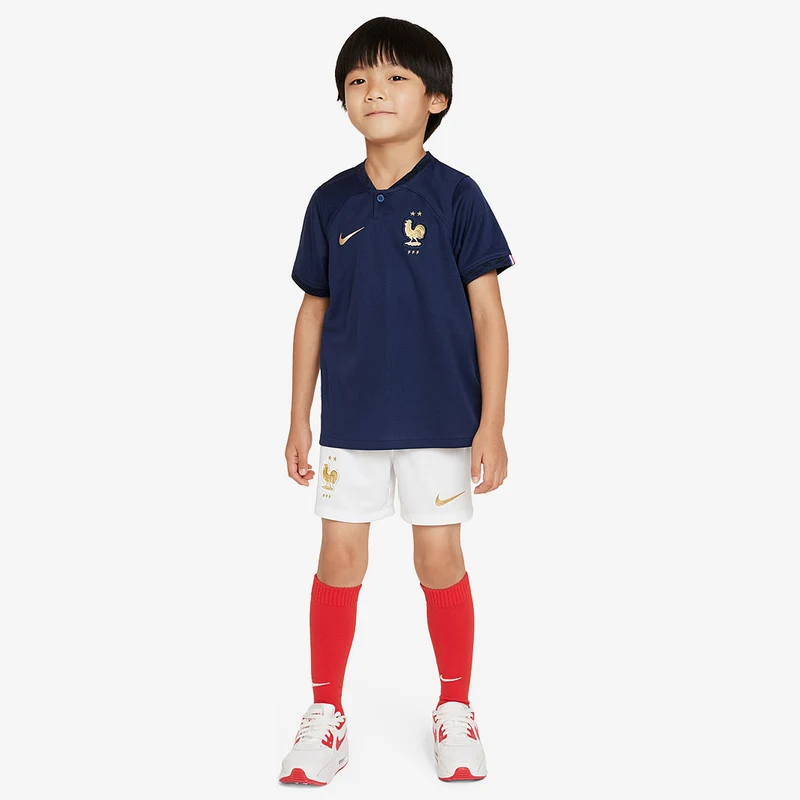 Nike Frankreich Kleine Kinder 22/23 Heimset