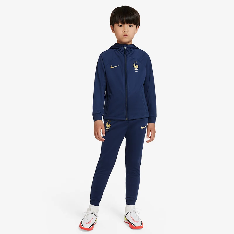 Nike Frankreich 22/23 Kleine Kinder Strike Trainingsanzug