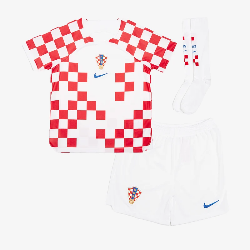 Nike Kroatien Kleine Kinder 22/23 Nike Dri-Fit Heimset