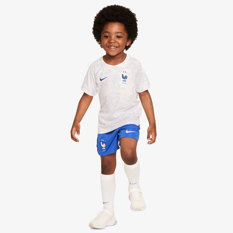 Nike Frankreich Kleine Kinder 22/23 Nike Dri-Fit Auswärtsset
