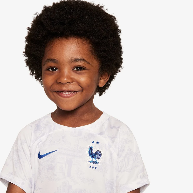 Nike Frankreich Kleine Kinder 22/23 Nike Dri-Fit Auswärtsset