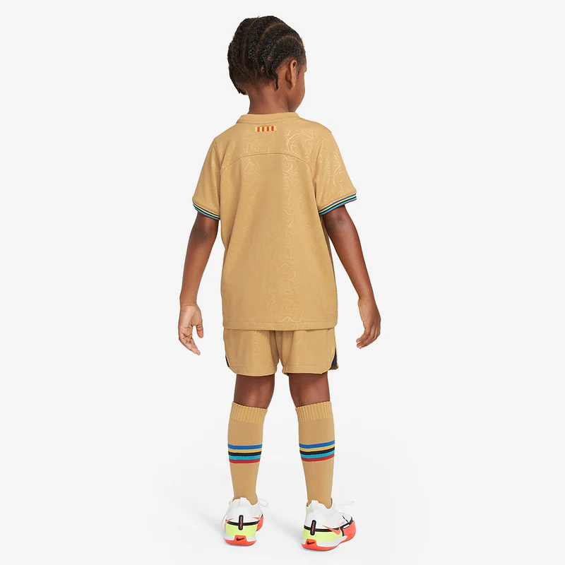 Nike FC Barcelona 22/23 Kleine Kinder Auswärtsset