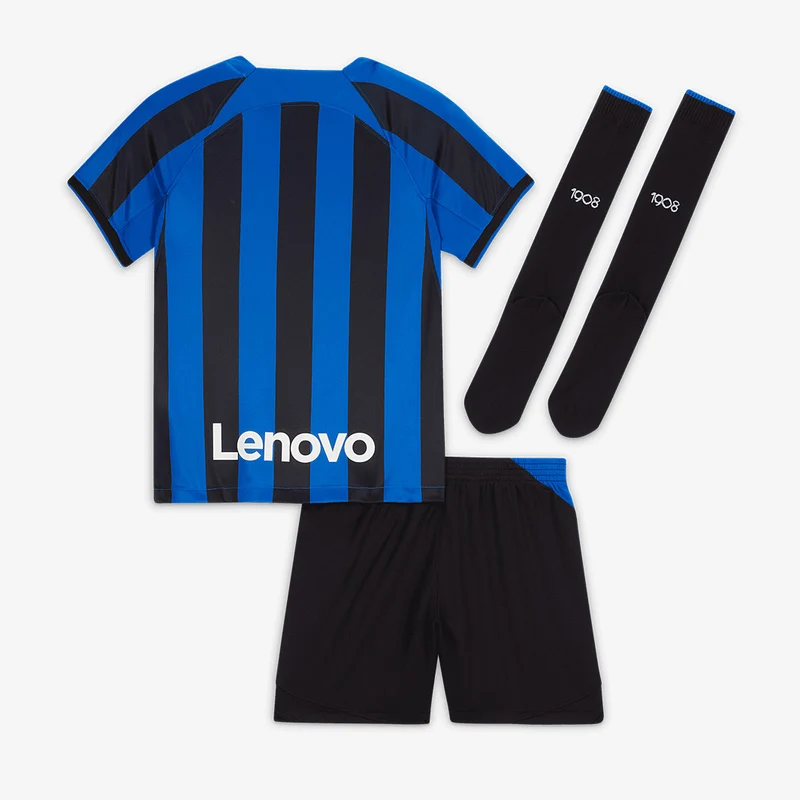 Nike Inter Mailand 22/23 Kleine Kinder Dri-Fit Heimset