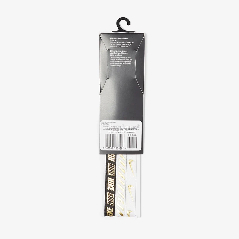 Nike Metallic Haarbänder (3er Pack) 3.0